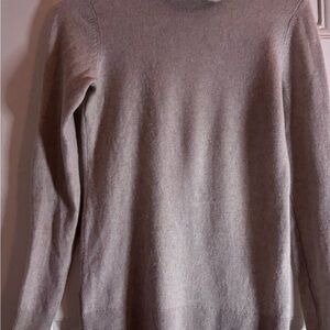 Women’s Beige Turtleneck Sweater